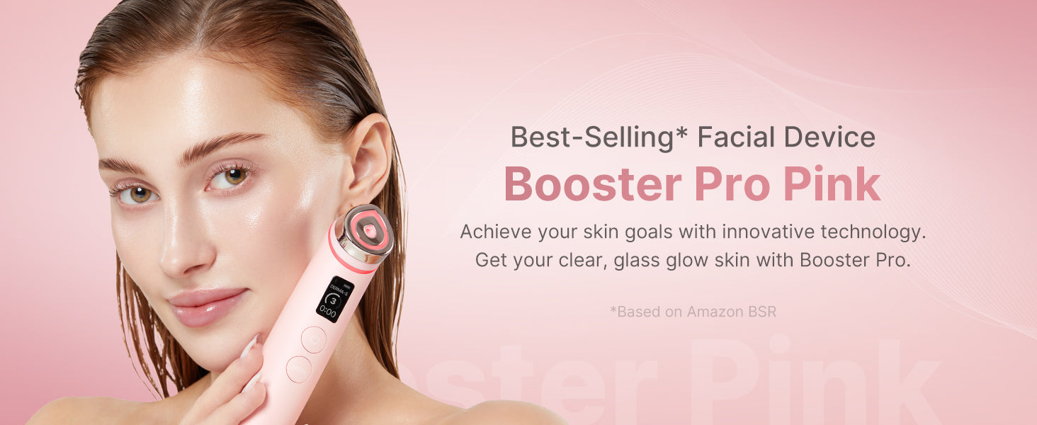 Medicube Booster Pro | 6-in-1 Real Glass Glow Beauty Massager  + Capsule Cream with TXA + Niacinamide 55g