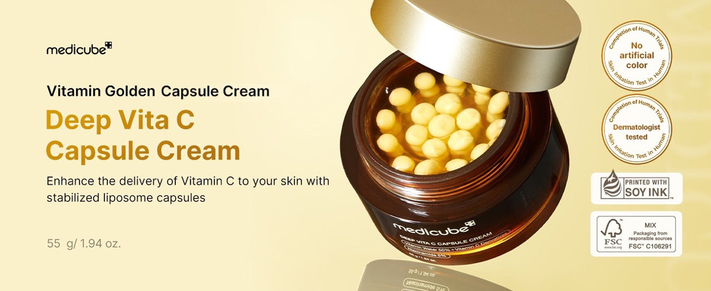 Capsule Cream with Deep Vitamin C 55g – Facial Moisturizer