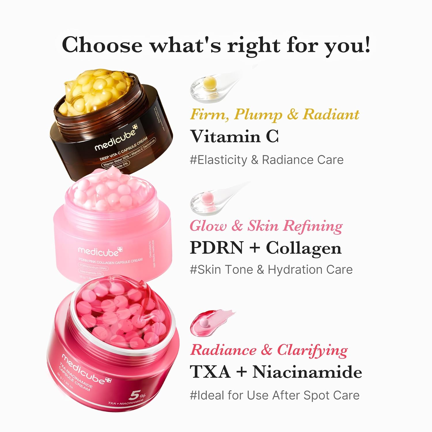 medicube Capsule Cream with Salmon DNA PDRN Pink Collagen 55g | Korean Skin Care
