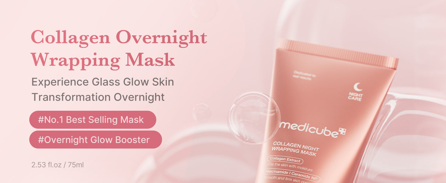 medicube Collagen Overnight Peel Off Facial Wrapping Mask 75ml | Korean Skin Care