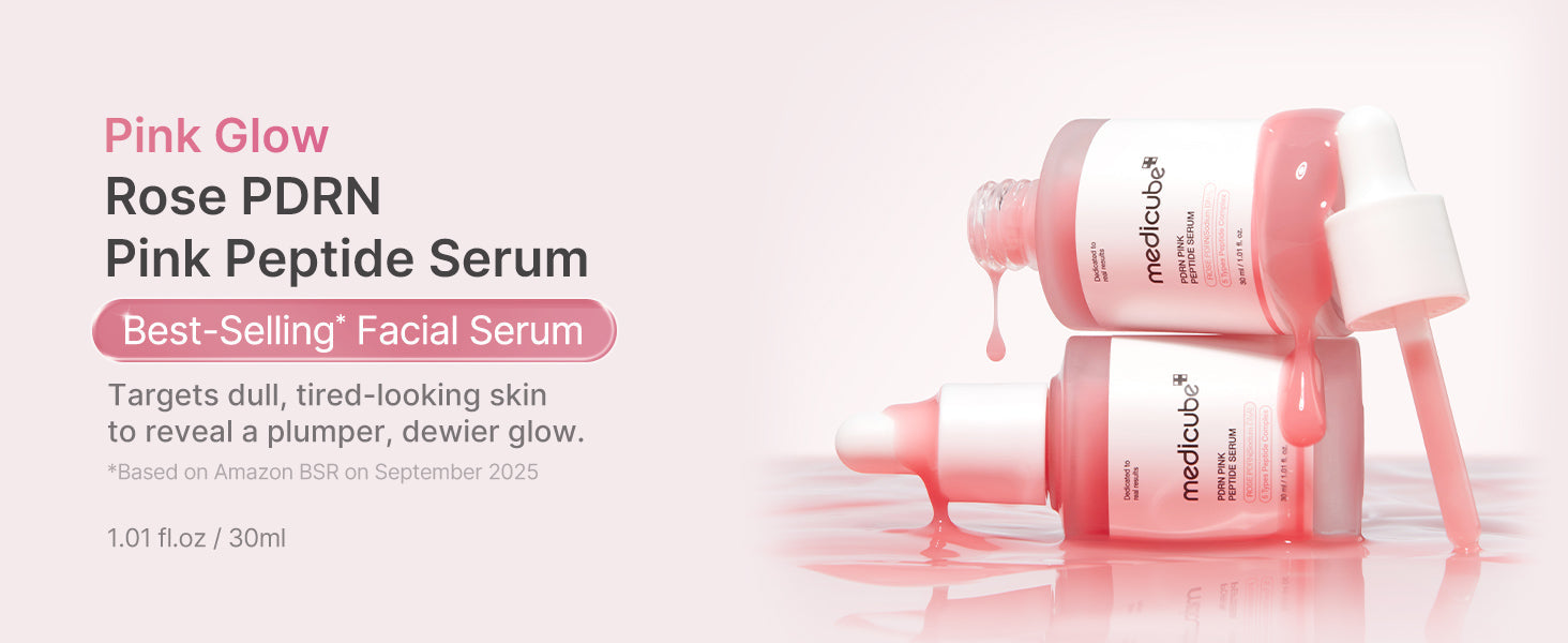 medicube PDRN Pink Peptide Serum 30ml, Korean Skin Care