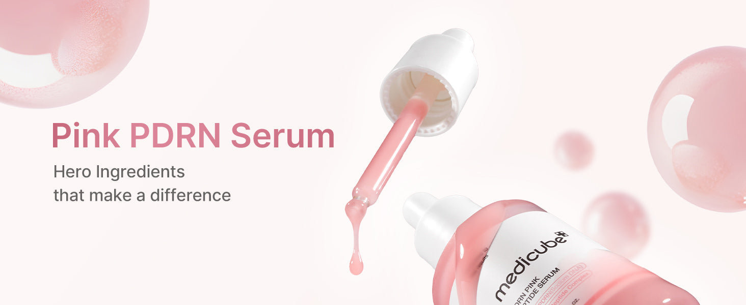 medicube PDRN Pink Peptide Serum 30ml, Korean Skin Care