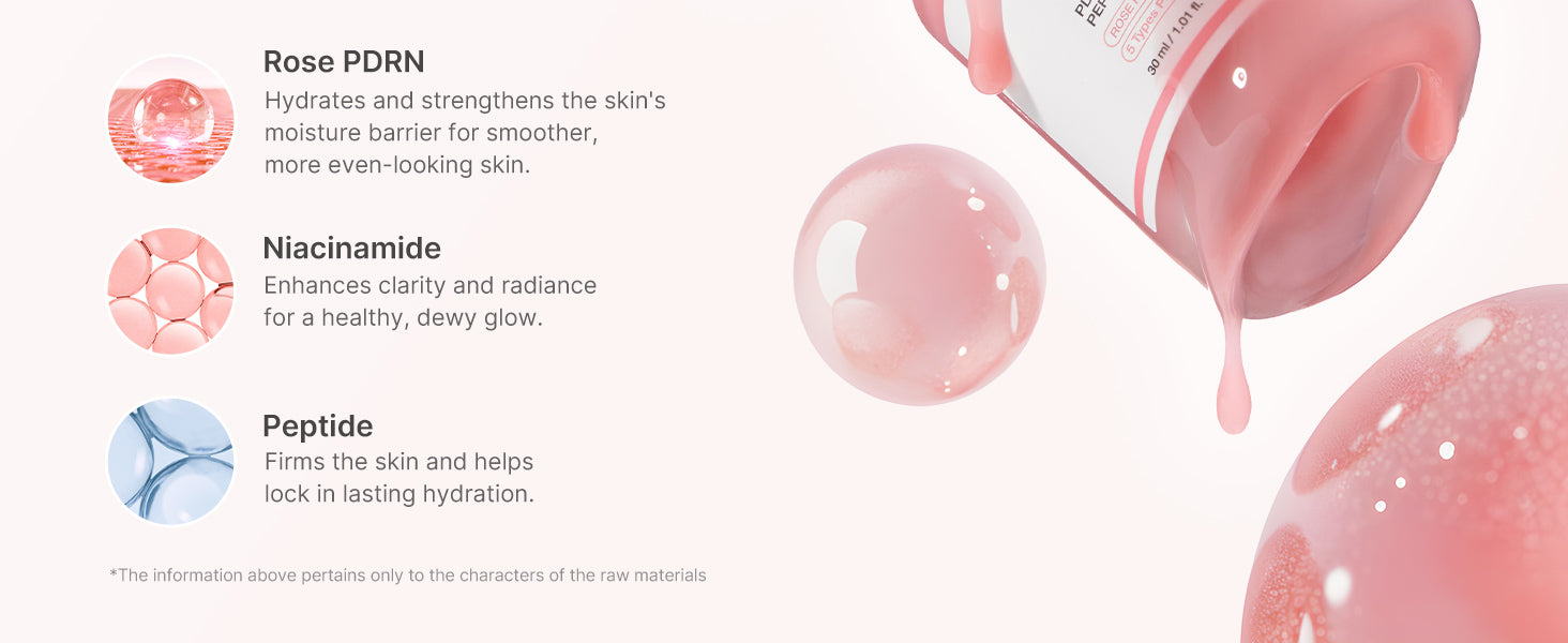 medicube PDRN Pink Peptide Serum 30ml, Korean Skin Care