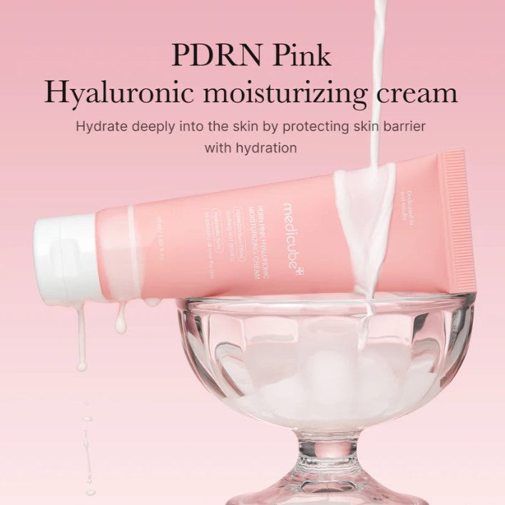 medicube PDRN Pink hyaluronic Moisturizing Cream 50ml, Korean Skin Care