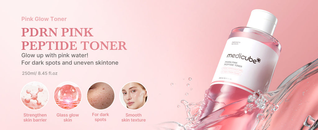 PDRN Rose Peptide Toner 250ml – Korean Facial Toner