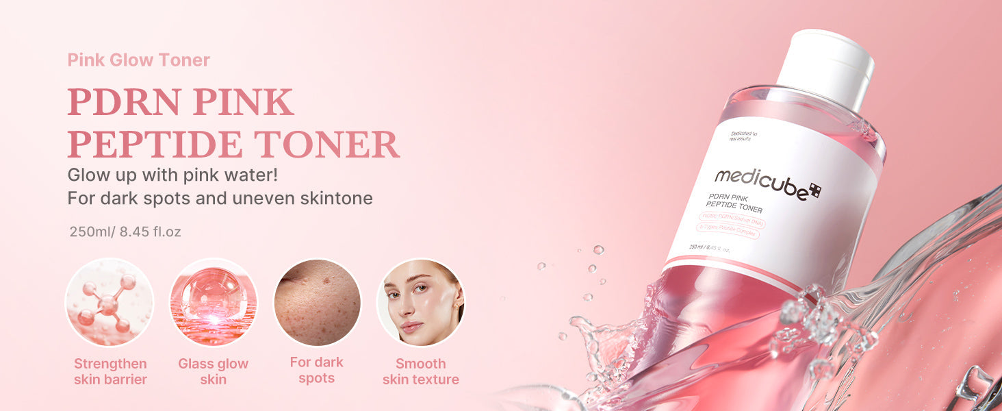 PDRN Rose Peptide Toner 250ml – Korean Facial Toner