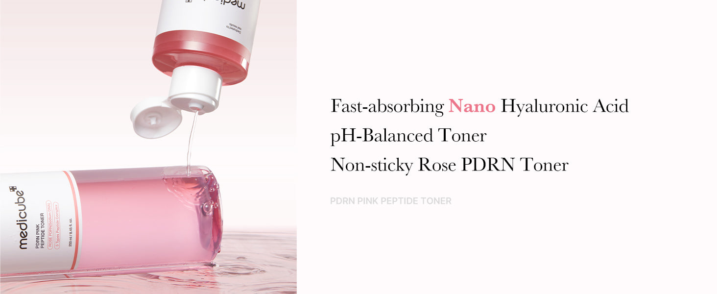PDRN Rose Peptide Toner 250ml – Korean Facial Toner
