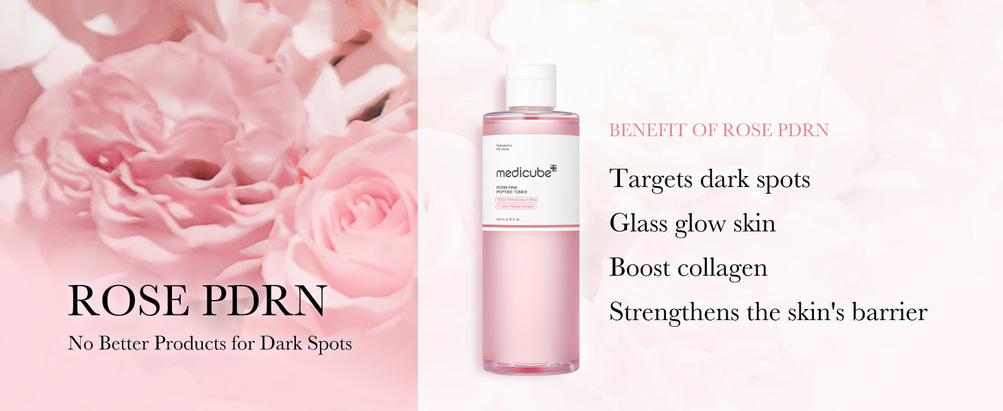 PDRN Rose Peptide Toner 250ml – Korean Facial Toner