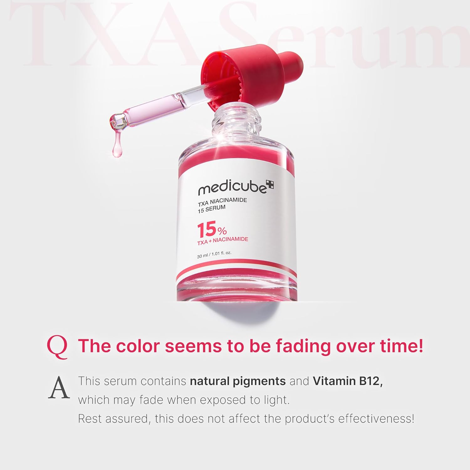 medicube TXA+Niacinamide 15% Glow Facial Serum 1.01 fl.oz(30ml)
