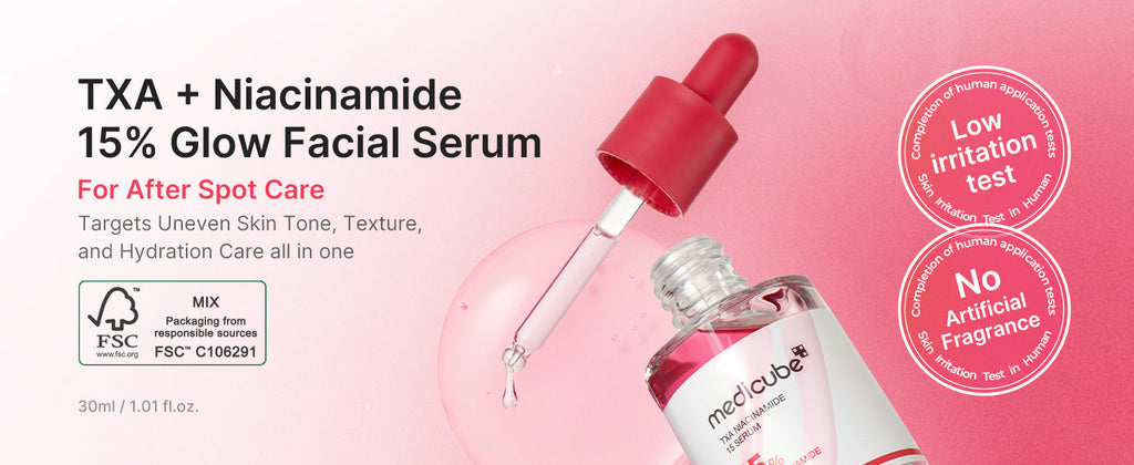 medicube TXA+Niacinamide 15% Glow Facial Serum 1.01 fl.oz(30ml)