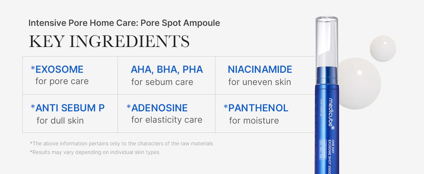medicube Exosome Shot Pore Serum for All Skin Types