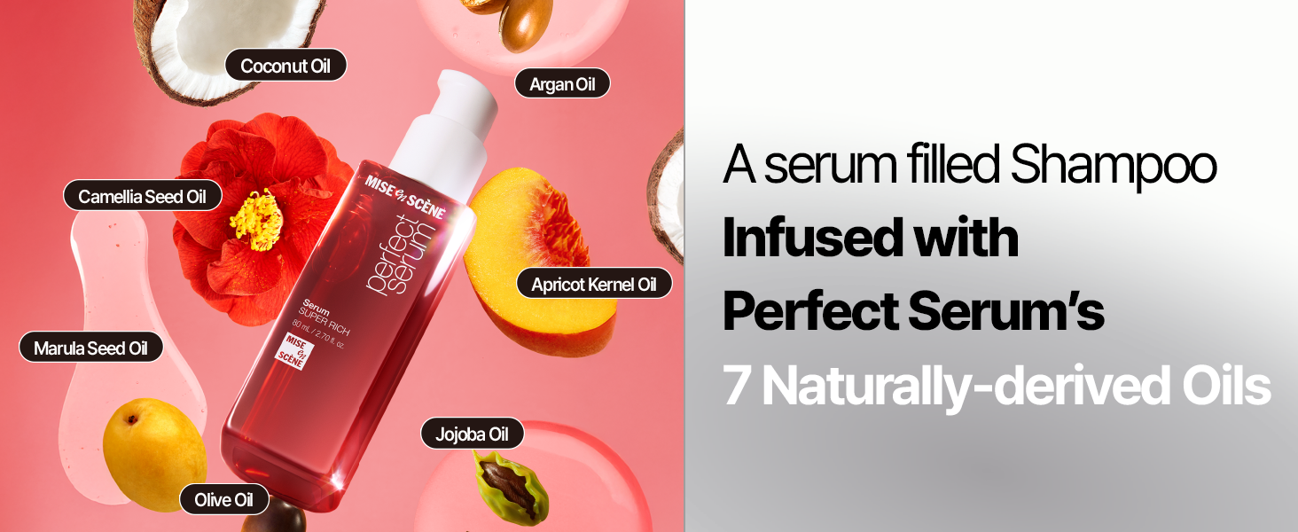 Mise-en-scène Perfect Serum Shampoo 680ml, Korean Hair Care