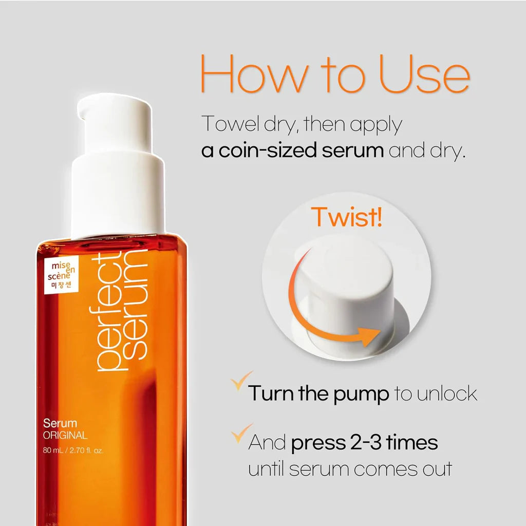 Mise-en-scène Perfect Serum 80ml, Korean Hair Care