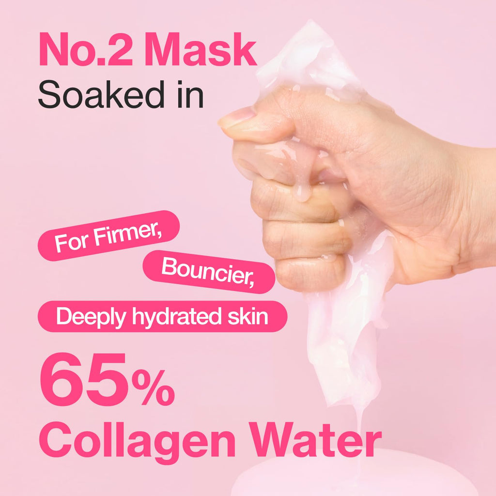 numbuzin No.2 Rose PDRN Collagen Plumping Mask 33ml 5sheets