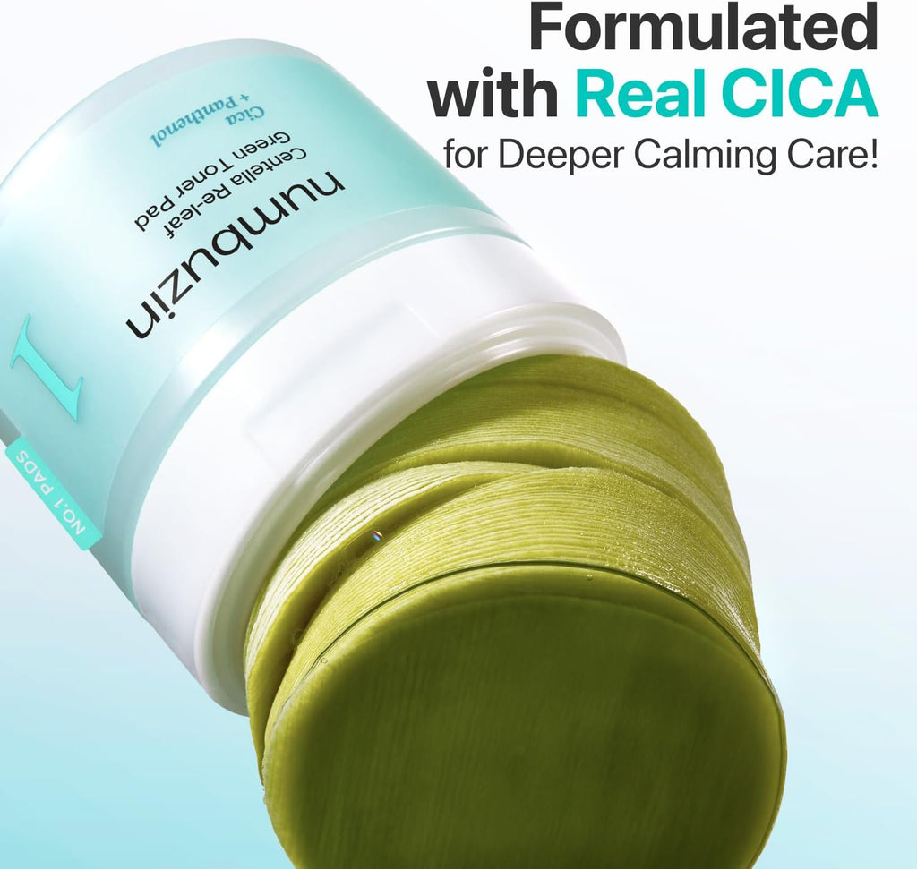 numbuzin No.1 Centella Re-Leaf Green Toner Pad 70 Pads/6.42 fl. oz.