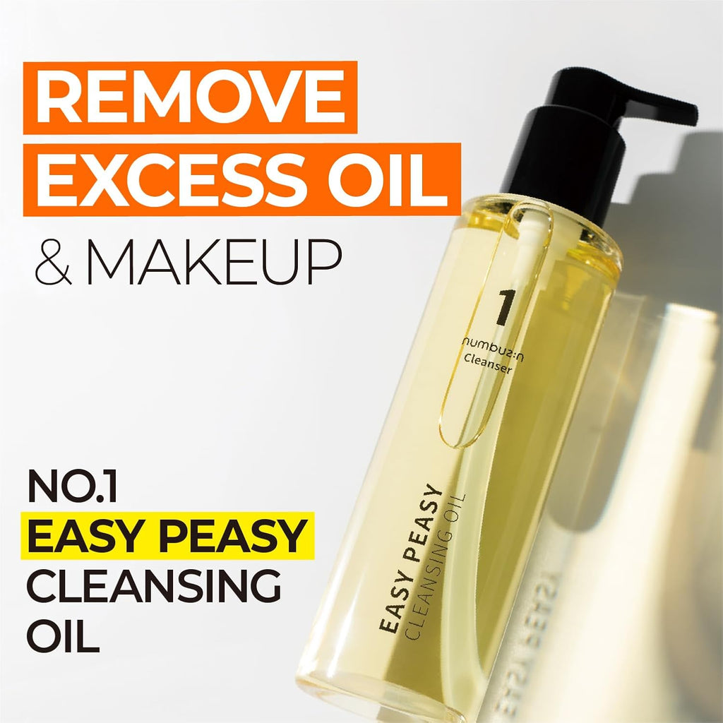 No.1 Easy Peasy Cleansing Oil – Lightweight Makeup Remover 200ml