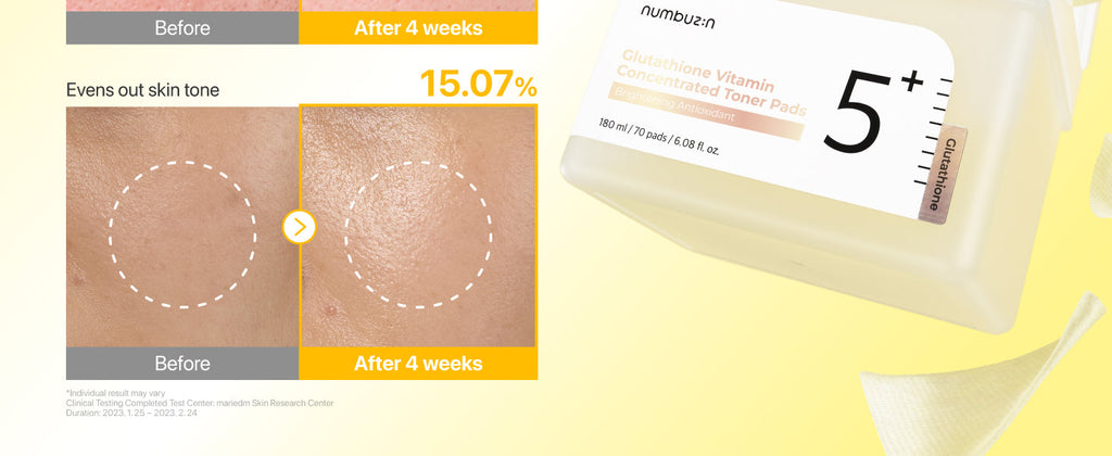 numbuzin No.5 Vitamin-Niacinamide Concentrated Pad 180 ml (70 Pads)
