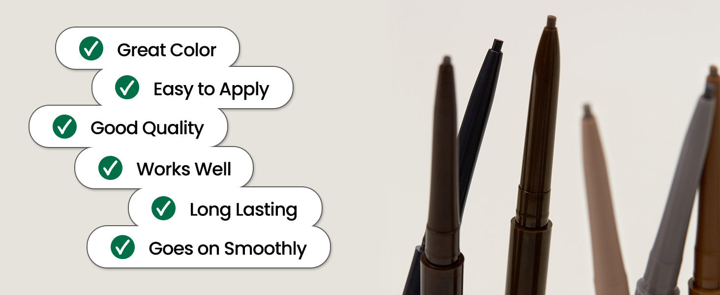 Peripera Speedy Skinny Brow Eyebrow Pencil 1.5mm, Korean Makeup