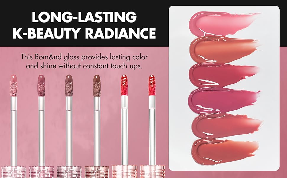Rom&nd GLASTING COLOR GLOSS 4g, Korean Makeup