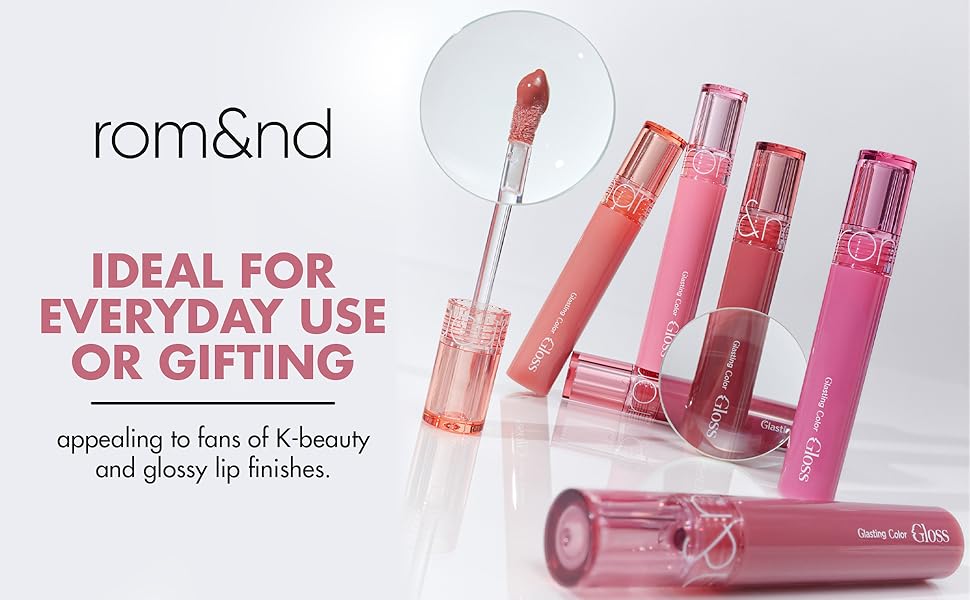 Rom&nd GLASTING COLOR GLOSS 4g, Korean Makeup