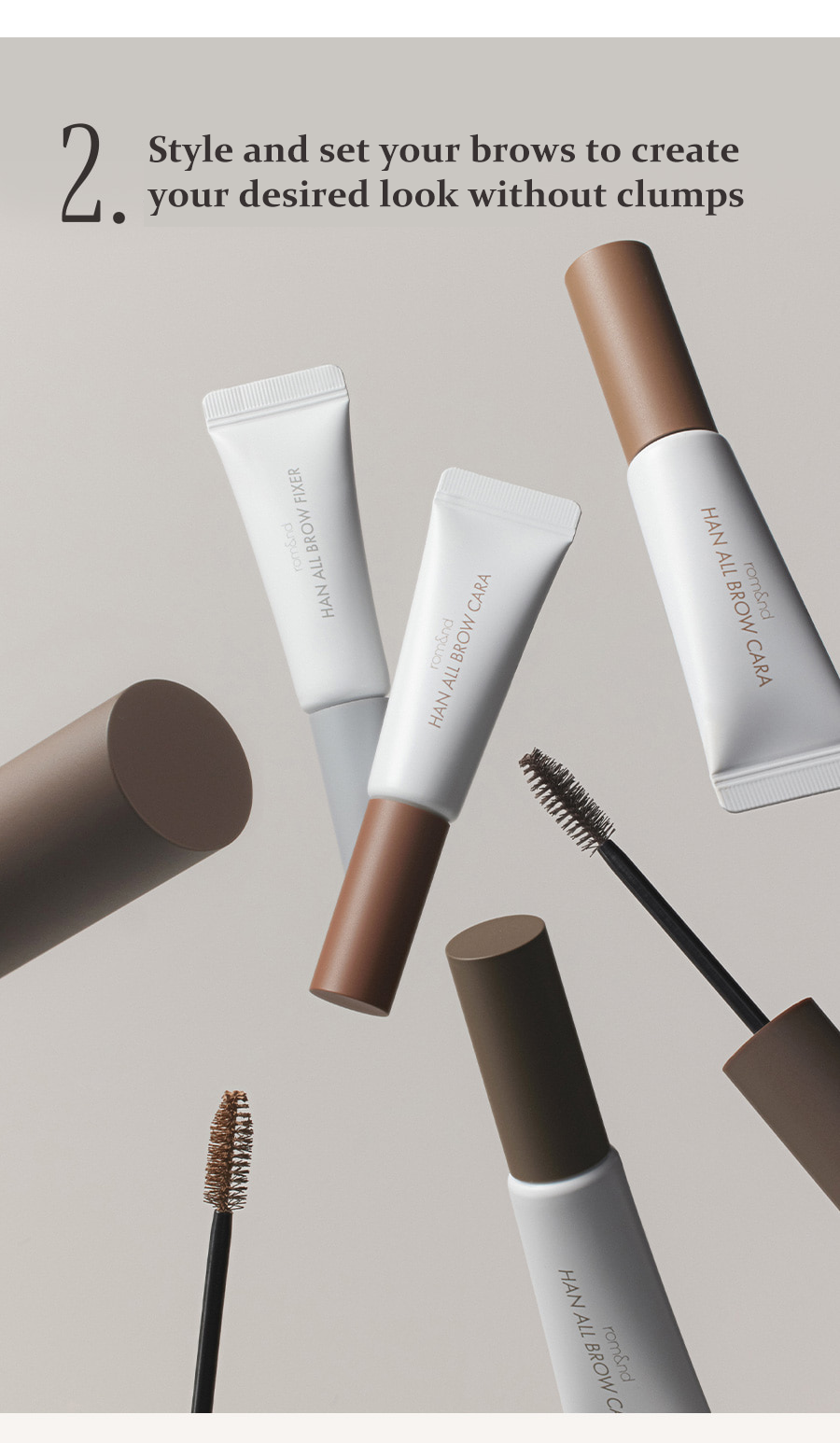 rom&nd Han All Brow Cara 9g | Korean Makeup