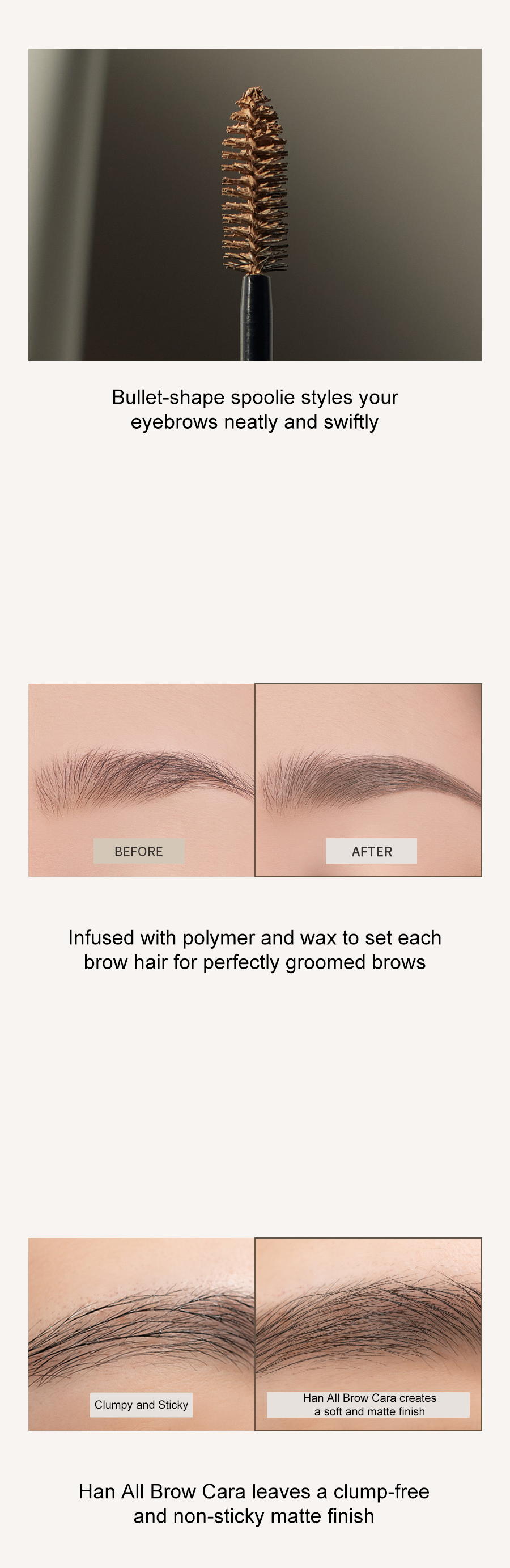 rom&nd Han All Brow Cara 9g | Korean Makeup