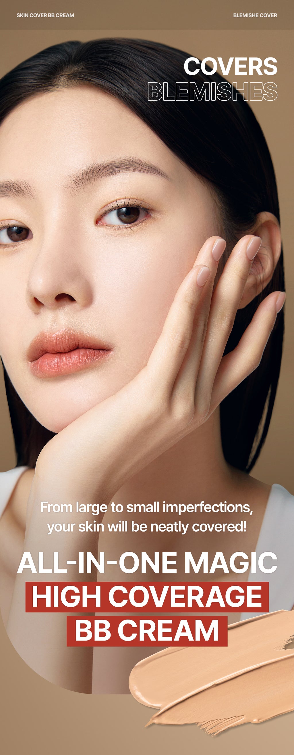 tfit Skin Cover BB Cream SPF50+PA++++ 30g | Korean Makeup