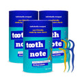 tooth note Dental Mint Floss Pick 45counts×3EA, Korea Oral Care