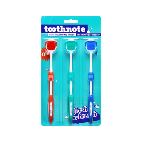 tooth note 3 Types of Tongue Cleaner 2 Package, Korea Oral Care