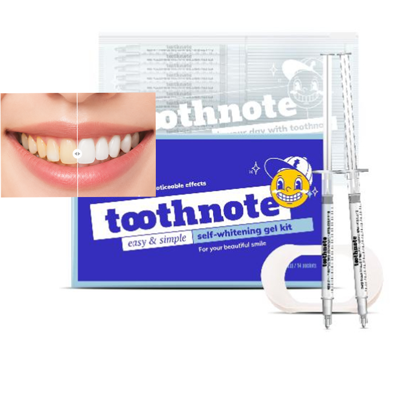 tooth note Teeth Whitening Gel Kit for 2 Weeks, Korean Oral Care