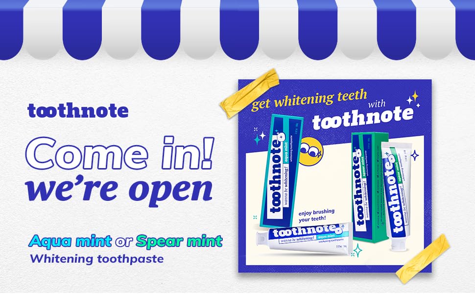 tooth note Whitening Toothpaste 100g×2EA, Korea Oral Care